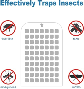 Shootingstar Flying Insect Trap Refill for Mosalogic UVA Fly Trap, 40 Pack