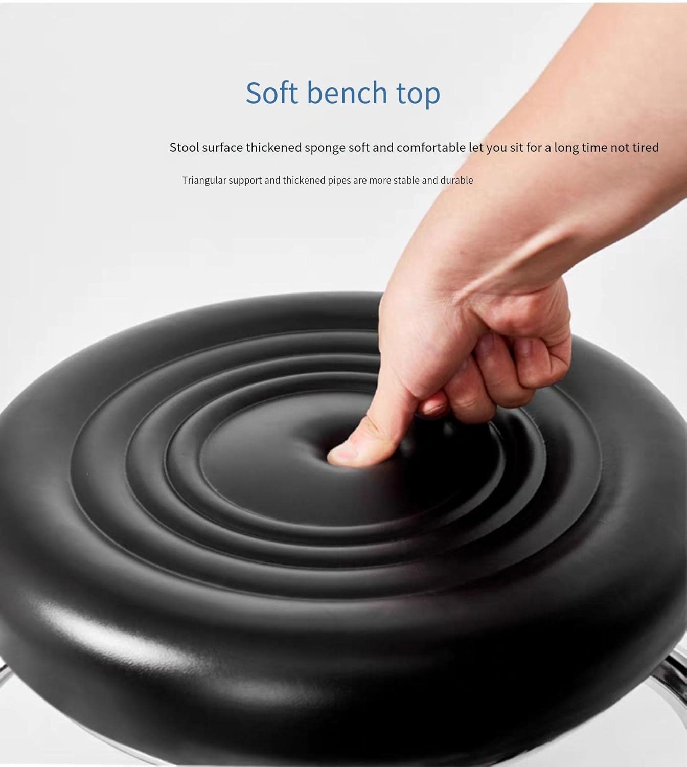Low Roller Seat Wheel Stool Chair Leather Cushion Roller Seats with Back Rest Small 360 Rotating Rolling Stool Seats J(A(sittingheight32cm))