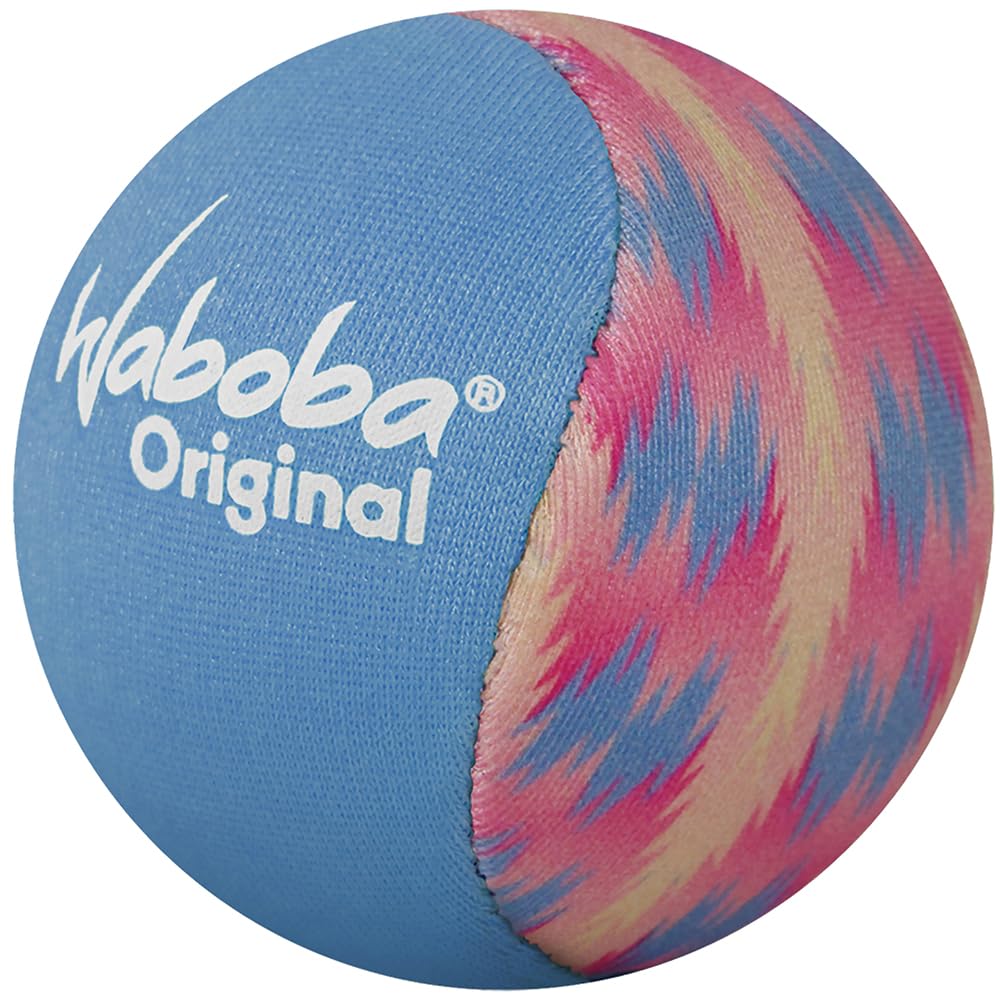 Waboba Original Water Bouncing Ball - Water-Proof Beach Toys, Pool Games for Kids & Adults, Outdoor Fun - Model (5.6cm) Purple Geomatric