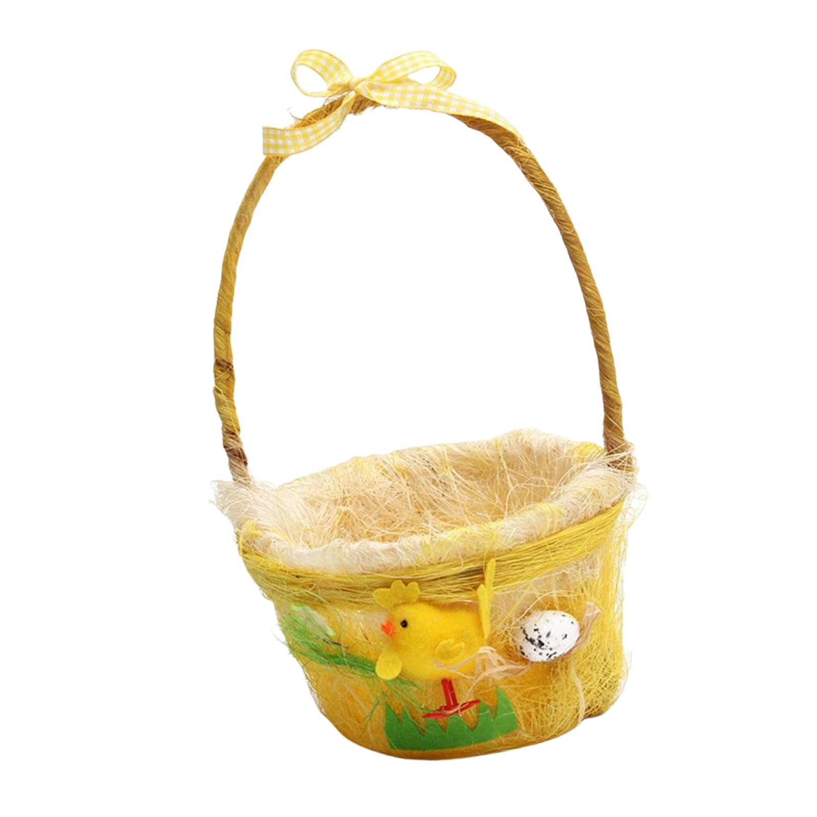 Jazuaiao Easters Basket Portable and Sturdy Easters Eggs Holder for Family Gatherings and Craft Enthusiasts User Friendly Materials