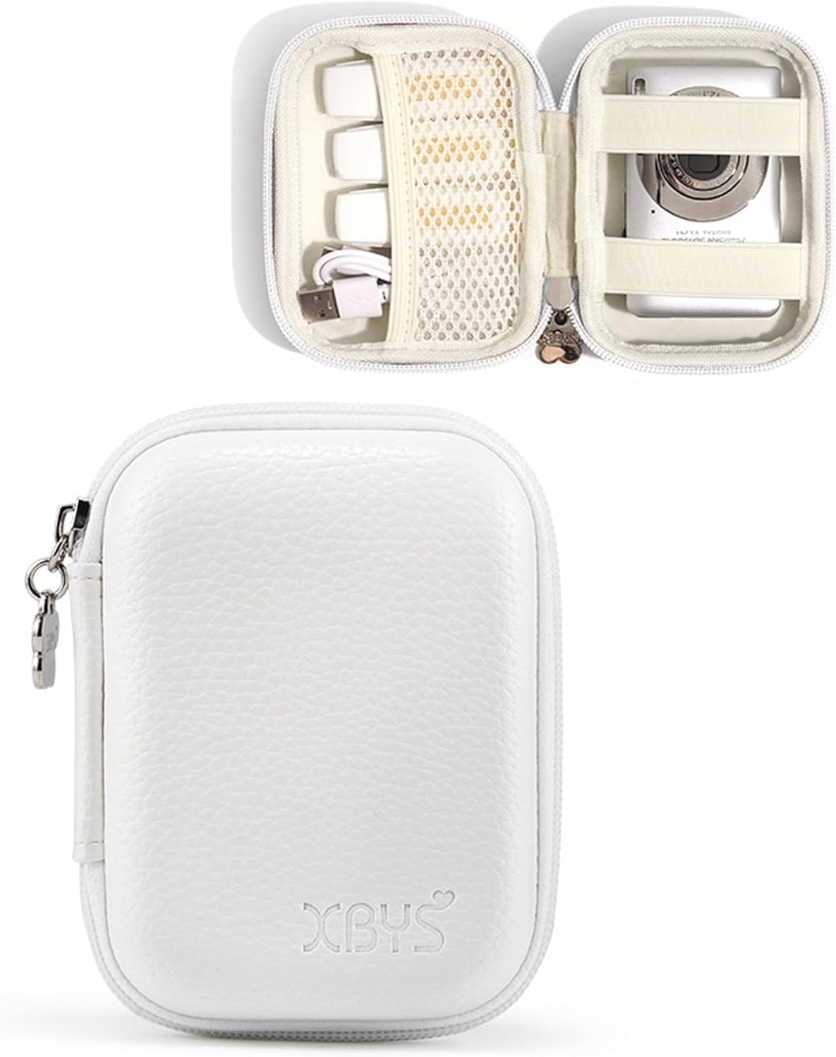 Digital Camera Case Compatible with CAMKORY/for KODAK PIXPRO/for Lecran/for VAHOIALD/for Canon IXUS 285 HS, Small Travel Cameras Storage Holder for Accessories SD Card