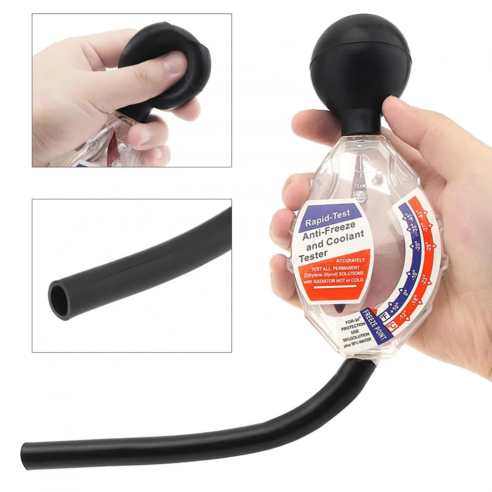 Tester del Liquido di Raffreddamento Antigelo Densitometro per Batteria Auto