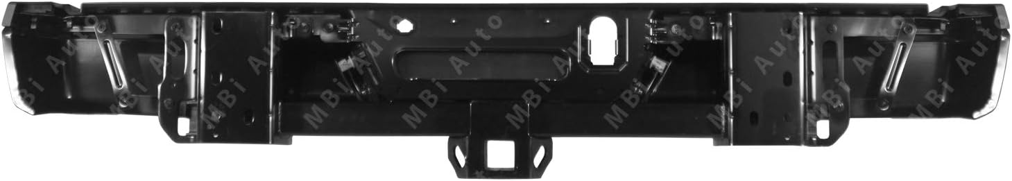 Primered, Steel Rear Step Bumper Assembly for 2015-2020 Ford F150 w/Max Tow Hitch 15-20, FO1103188