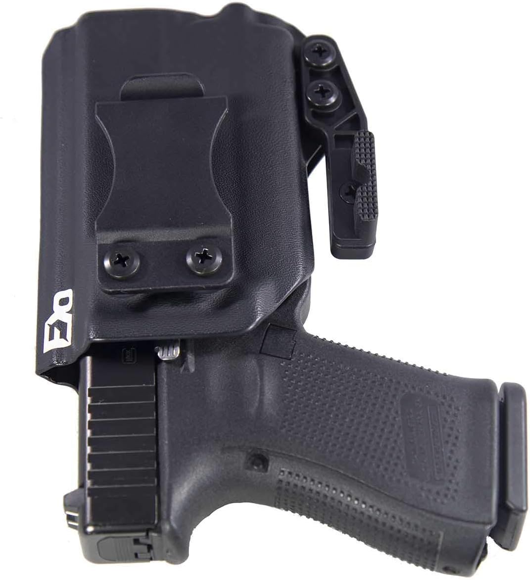FDO Industries -Formerly Fierce Defender- IWB Kydex Holster Compatible with Glock 19 23 32 w/Olight PL Mini 2 The Paladin Series -Made in USA-