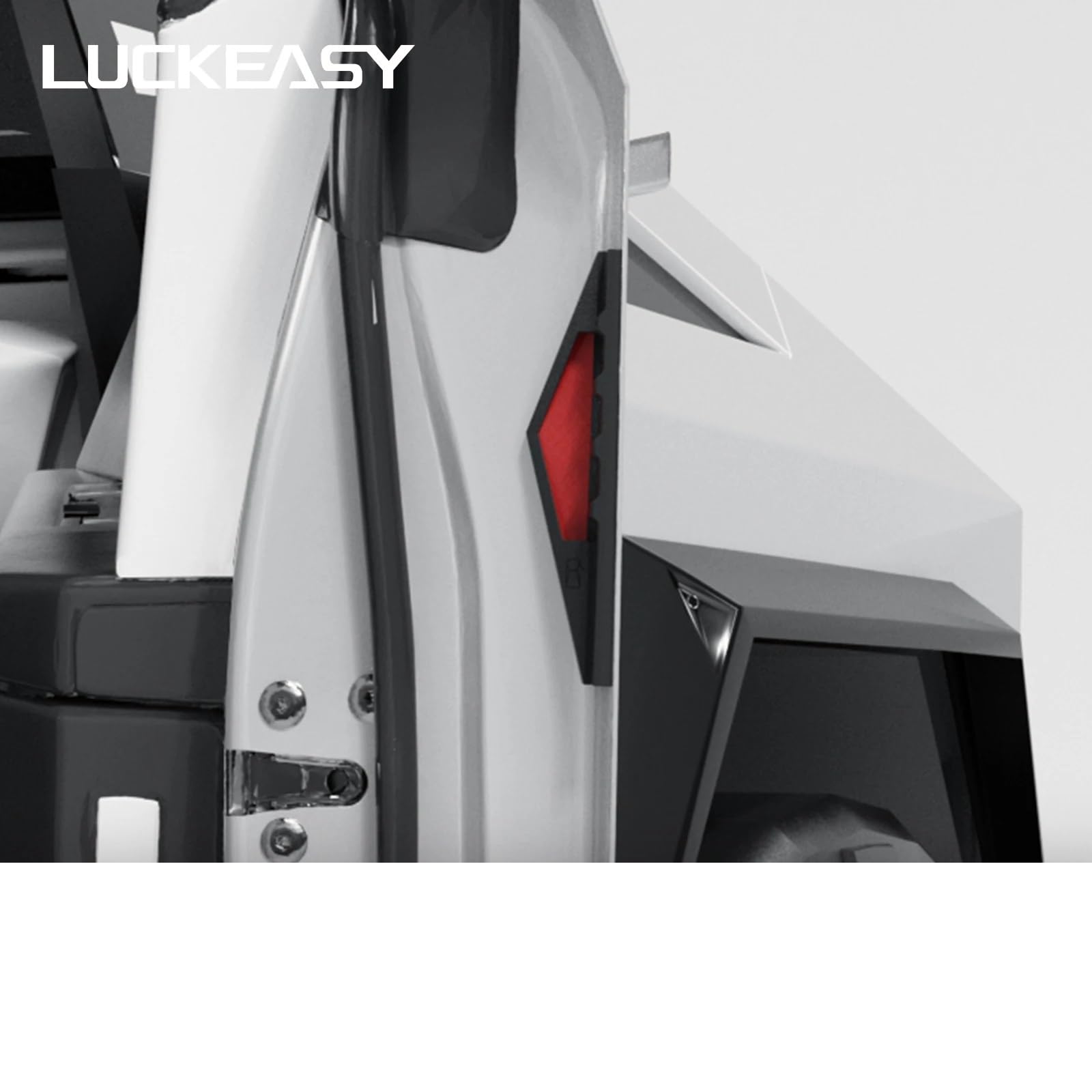 dekorative Abdeckung Seitengriffs Für Cybertruck 2024-2026 Auto Türgriffe Anti Fingerprint Silikon Schließen Griff Schutzhülle Zubehör 4Pcs