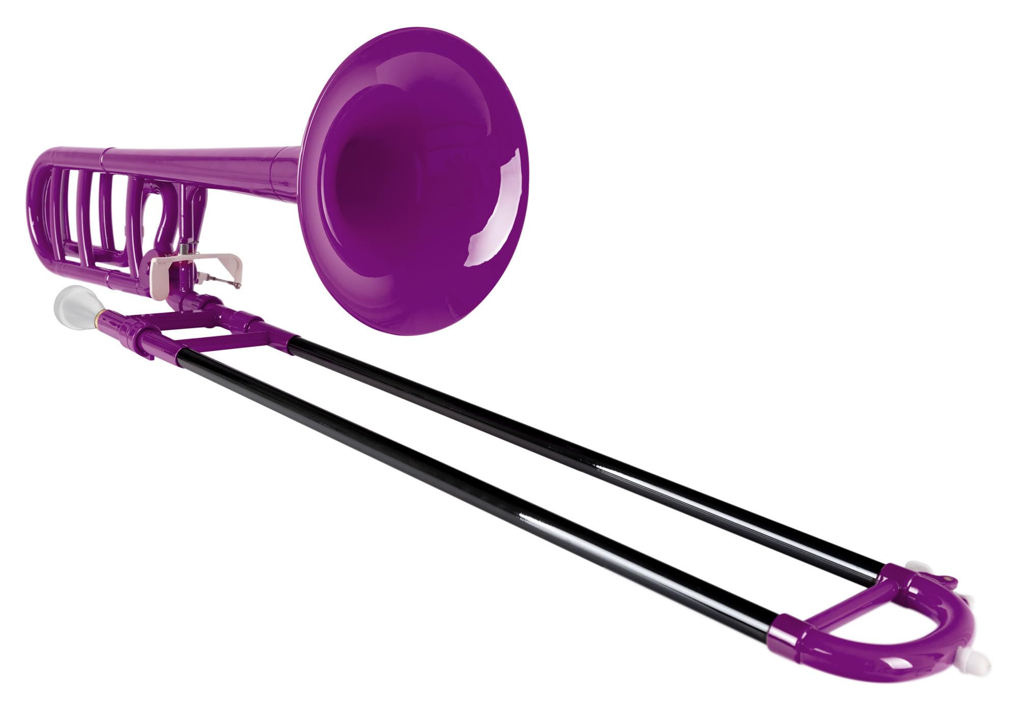 Classic Cantabile MardiBrass Trombone Quart en ABS plastique - Accord Bb/F - Coulisse en fibre de verre - 850g léger - Perçage : 13,9 mm - avec embouchure et housse - violet