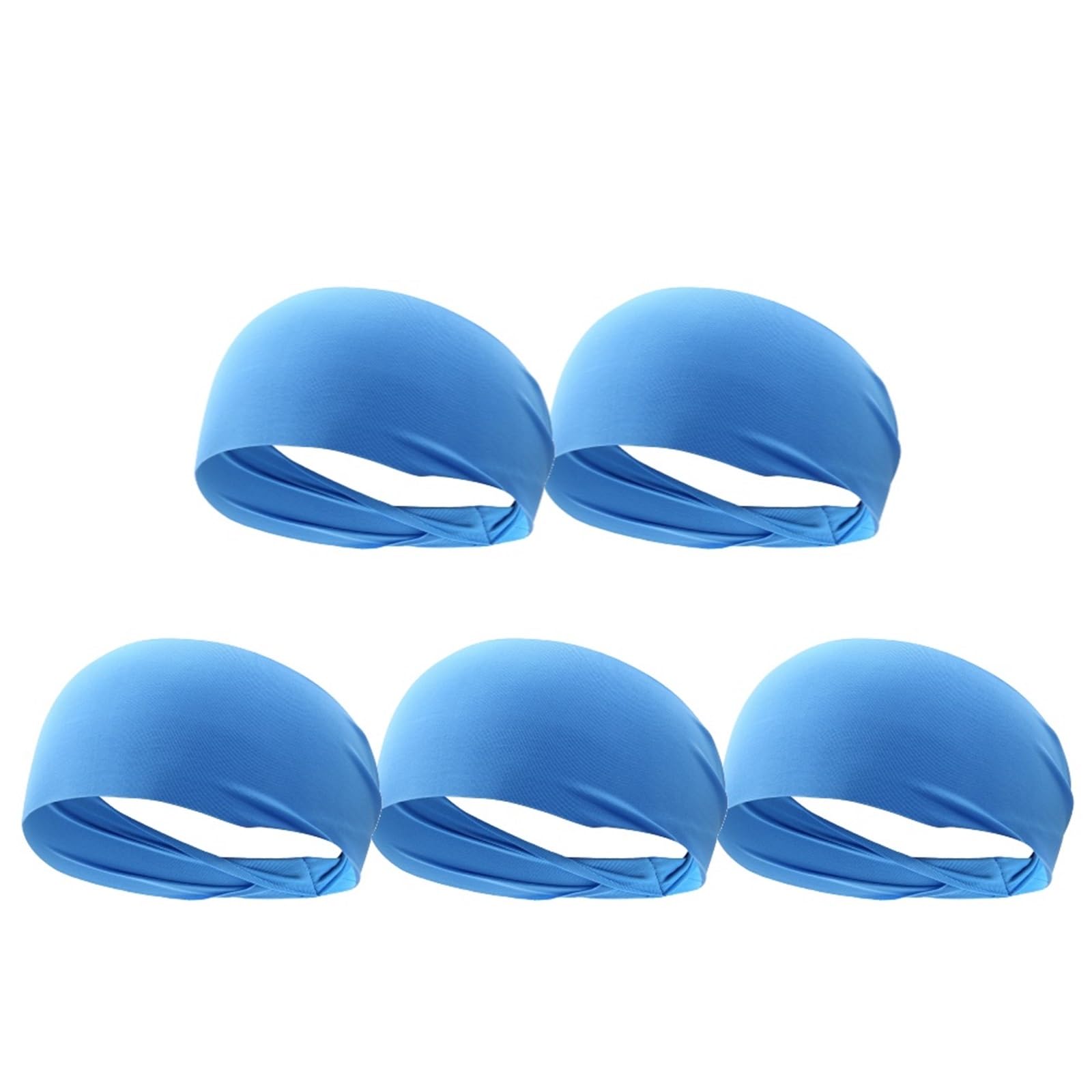 Sport Haarband 1–10 Stück ultradünnes Sport-Schweißband, atmungsaktiv, schweißabsorbierend, elastisches Schweiß-Haarband, weiches Outdoor-Sport-Yoga-Stirnband
