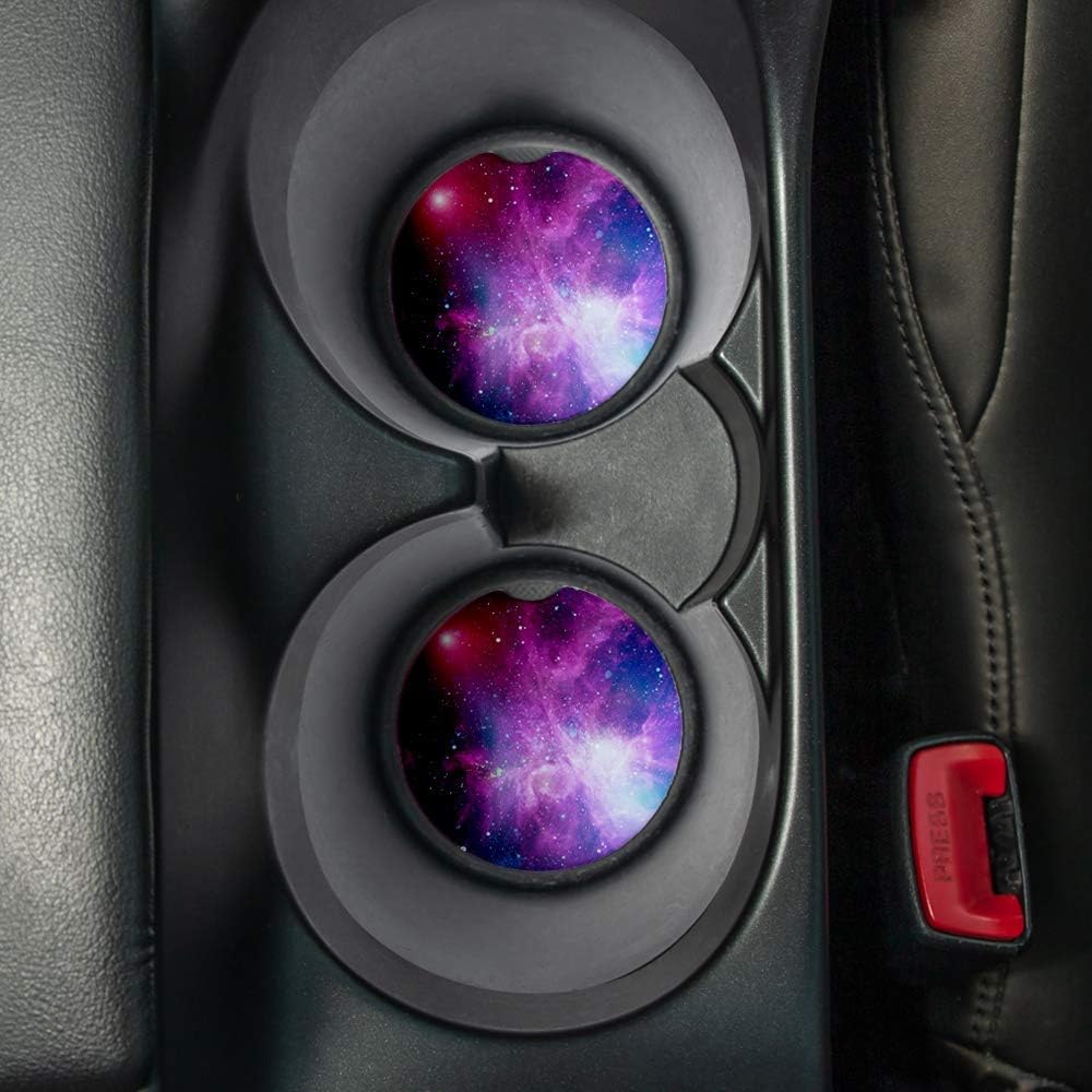 Uр Tо 40% оƒƒ Galaxy | Car Coasters for drinks Set of 2 | Perfect Car Accessories with absorbent coasters. Car Coaster measures 2.56 inches with rubber backing. Bеѕt Cуbеr Dеаlѕ 🔥 Galaxy | Car Coasters for drinks Set of 2 | Perfect Car Accessories with absorbent coasters. Car Coaster measures 2.56 inches with rubber backing.