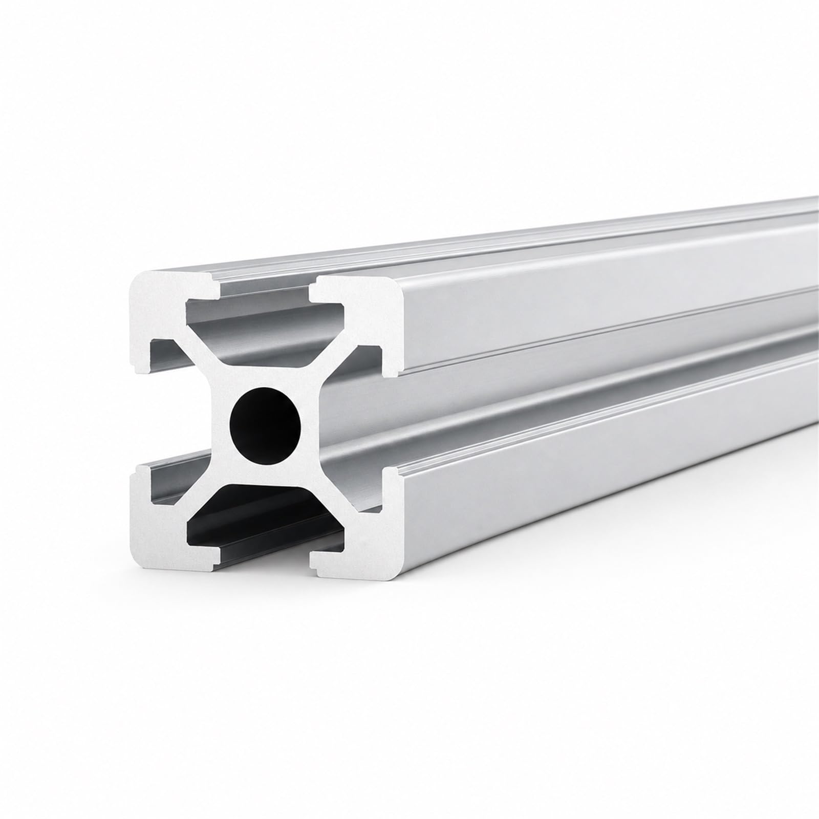 Eloxiertes Wetterfestes Alu Profil,Aluminiumprofil Extrusions Eloxierte Linearschiene,Quadratische Aluminium-Profile,Stabil Und Langlebig,FüR Industrie,3D-Drucker,DIY