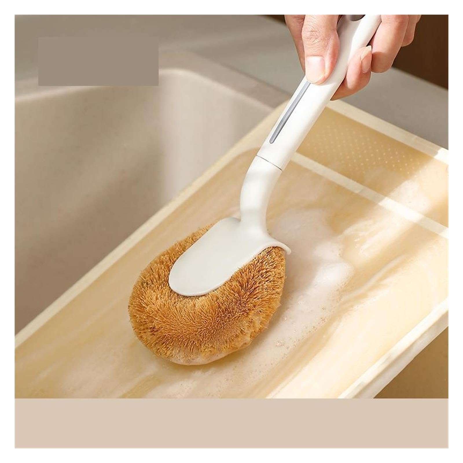 4pcs Household Long-Handled Pot Brush pour Cuisine