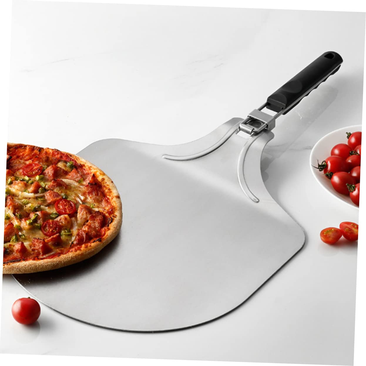 Pelle à Pizza Pliante 12 Pouces en Acier Inoxydable