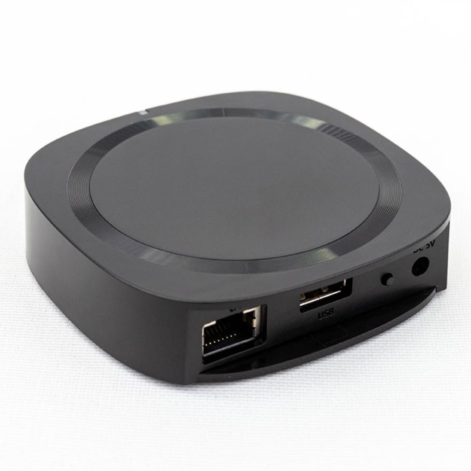 Sieciowy streamer muzyczny USB, urządzenie do odtwarzania multimediów z portem USB i kluczem resetowania, kompatybilny z wieloma formatami audio, kompaktowy rozmiar, do dysku flash USB / sieciowego