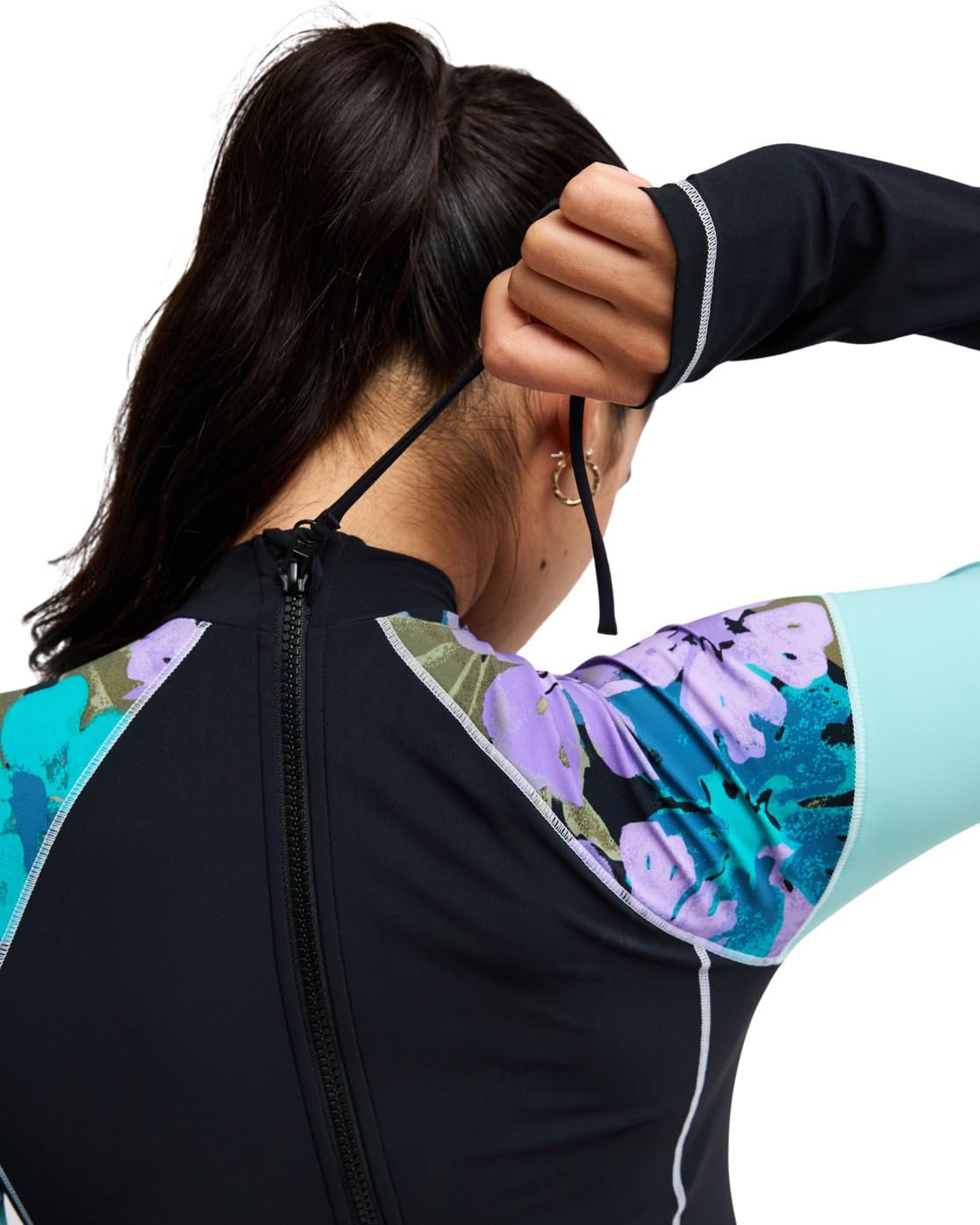 Roxy 2026 Donna Active Maglia Lunga da Nuoto Tutta in Uno ERJWR03944 - Viola Golden Gal S