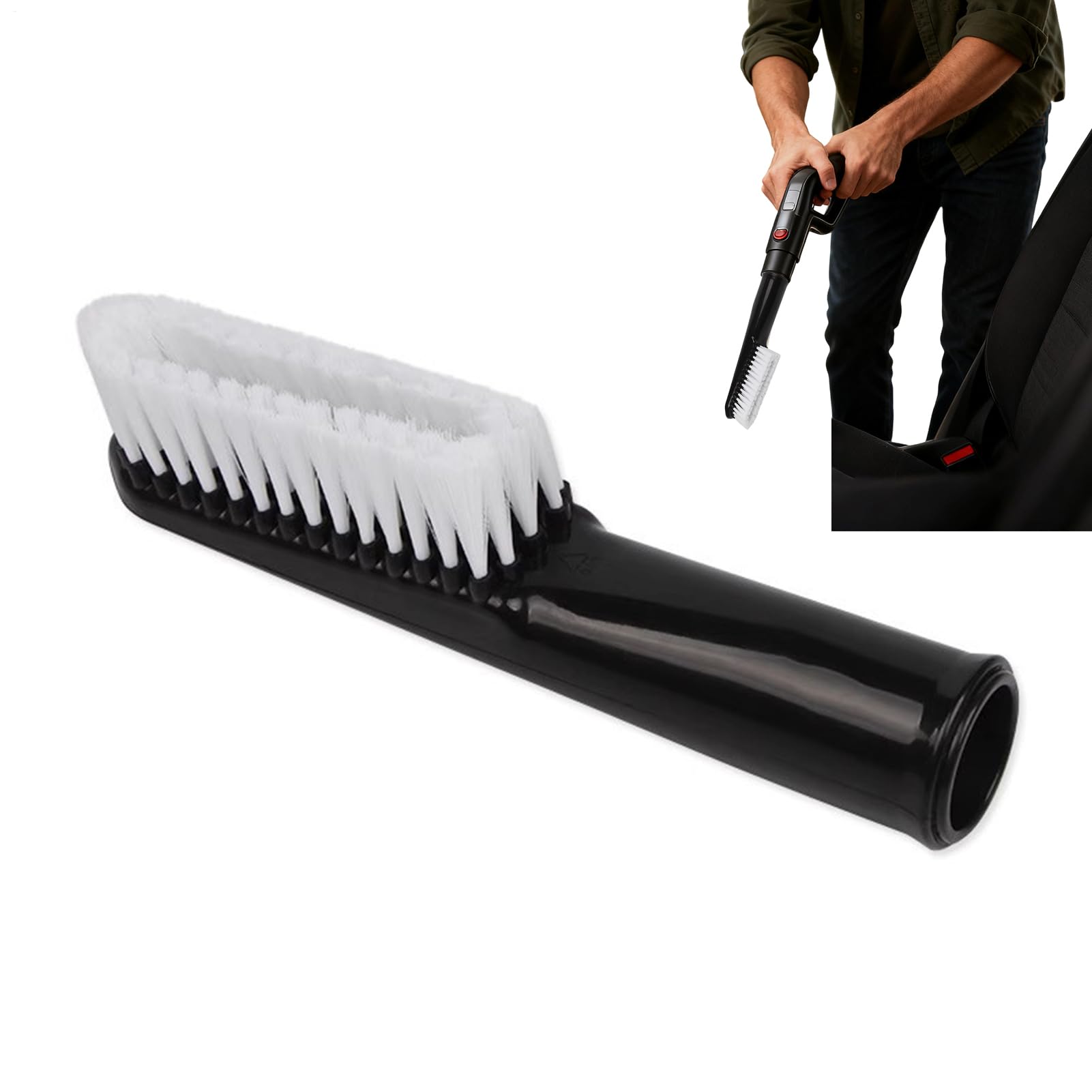 Cepillos de aspiradora para acabar con el cabello en peluquerías y el polvo del coche