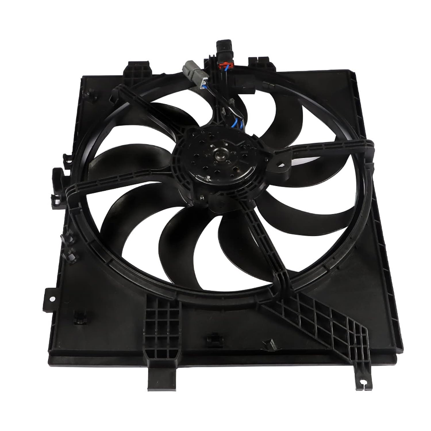 labwork Radiator Cooling Fan Replacement for 2012-2016 Nissan Versa at CVT Models Black
