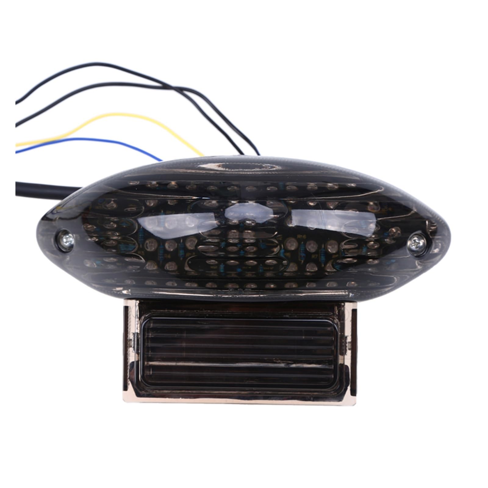 Clignotant moto fumé LED avec feu de frein intégré pour Hayabusa GSX1300R 1999-2007