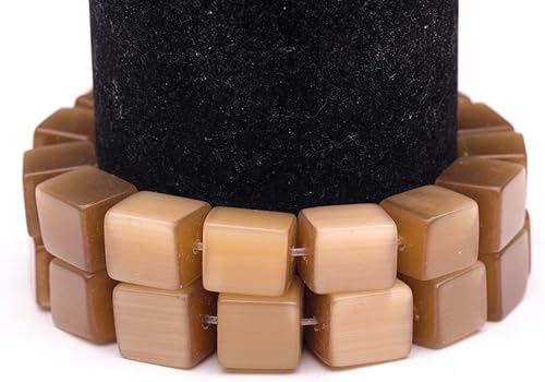 Ámbar abalorio de ojo de Cat s cubeta abalorio de vidrio de fibra óptica 10mm