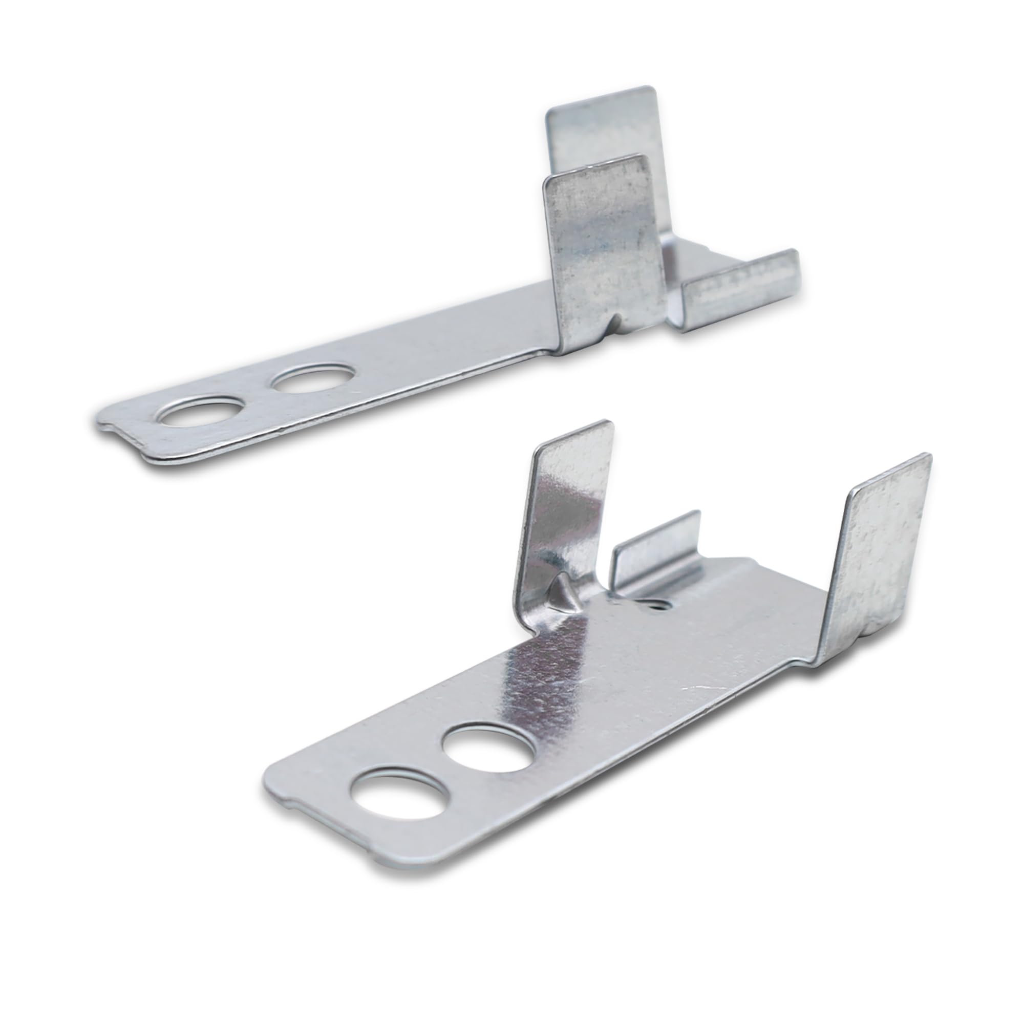 VIOKS Befestigungssatz Geschirrspüler Ersatz für Bosch Siеmens 10011641 | 2x Halterung Befestigung Haltewinkel, Links Rechts Oben, für Türe an Spülmaschine
