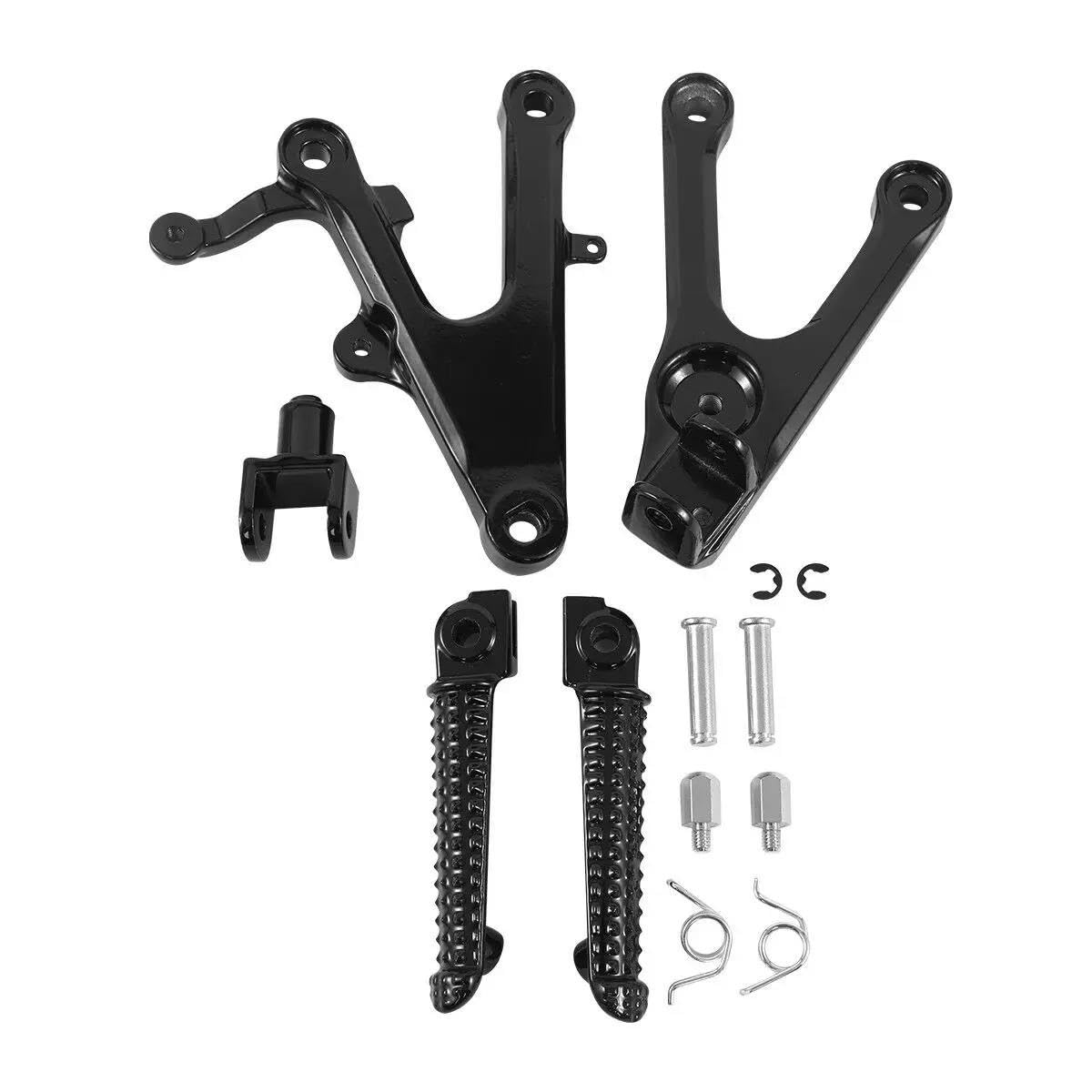 Repose-Pieds Avant pour Moto Antidérapant pour Yamaha YZF R6 et R6S Couleur Noir