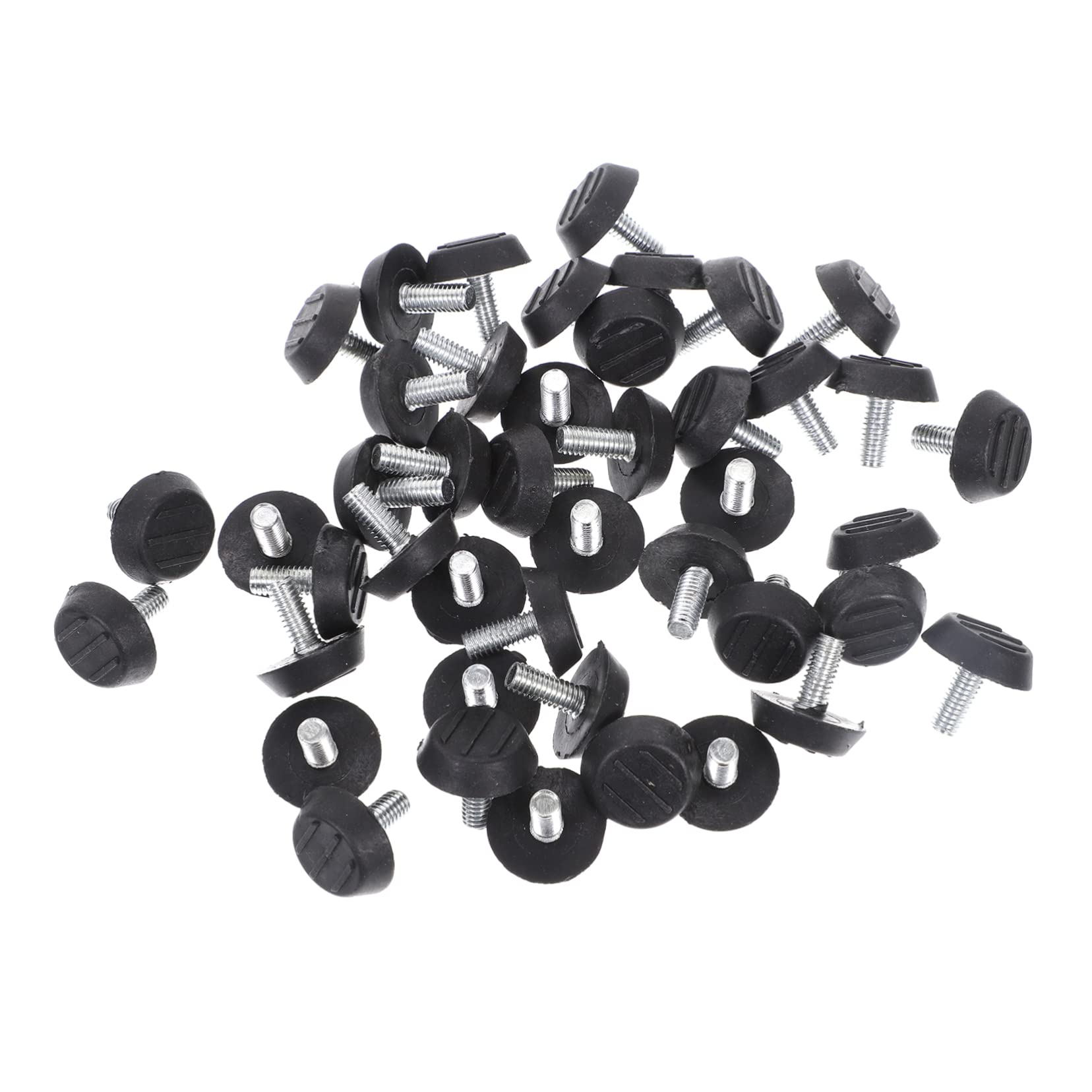 Patas para muebles regulables negras Tofficu ideales para equilibrar las sillas de comedor