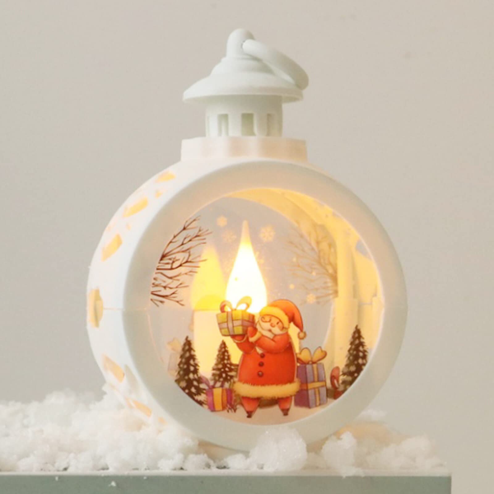 Bonhomme de neige festif pour un cadeau de Nouvel An original qui illumine le salon