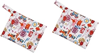 ibasenice 2 Pçs Sacos De Fraldas Do Bebê Sacos De Fraldas Da Criança Saco De Fraldas Para A Criança Suportes De Almofada De Enfermagem Sacos De Fraldas Do Bebê Bolsa De Fraldas Saco De