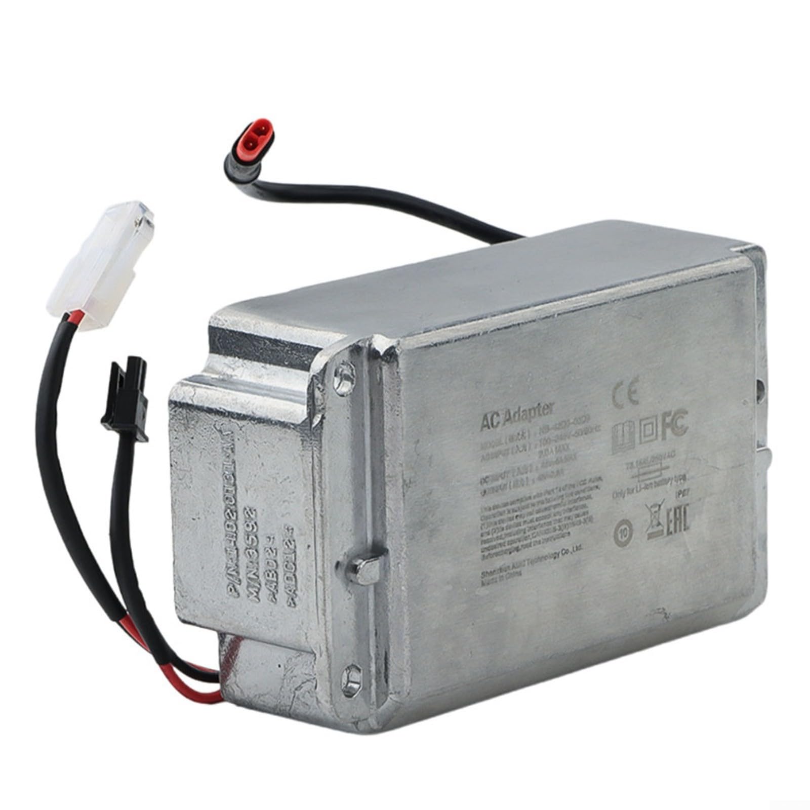 Chargeur intégré pour scooter électrique Ninebot Max G30 - Métal robuste, compact 13 x 8 x 5 cm, léger 680 g, remplacement facile, charge rapide