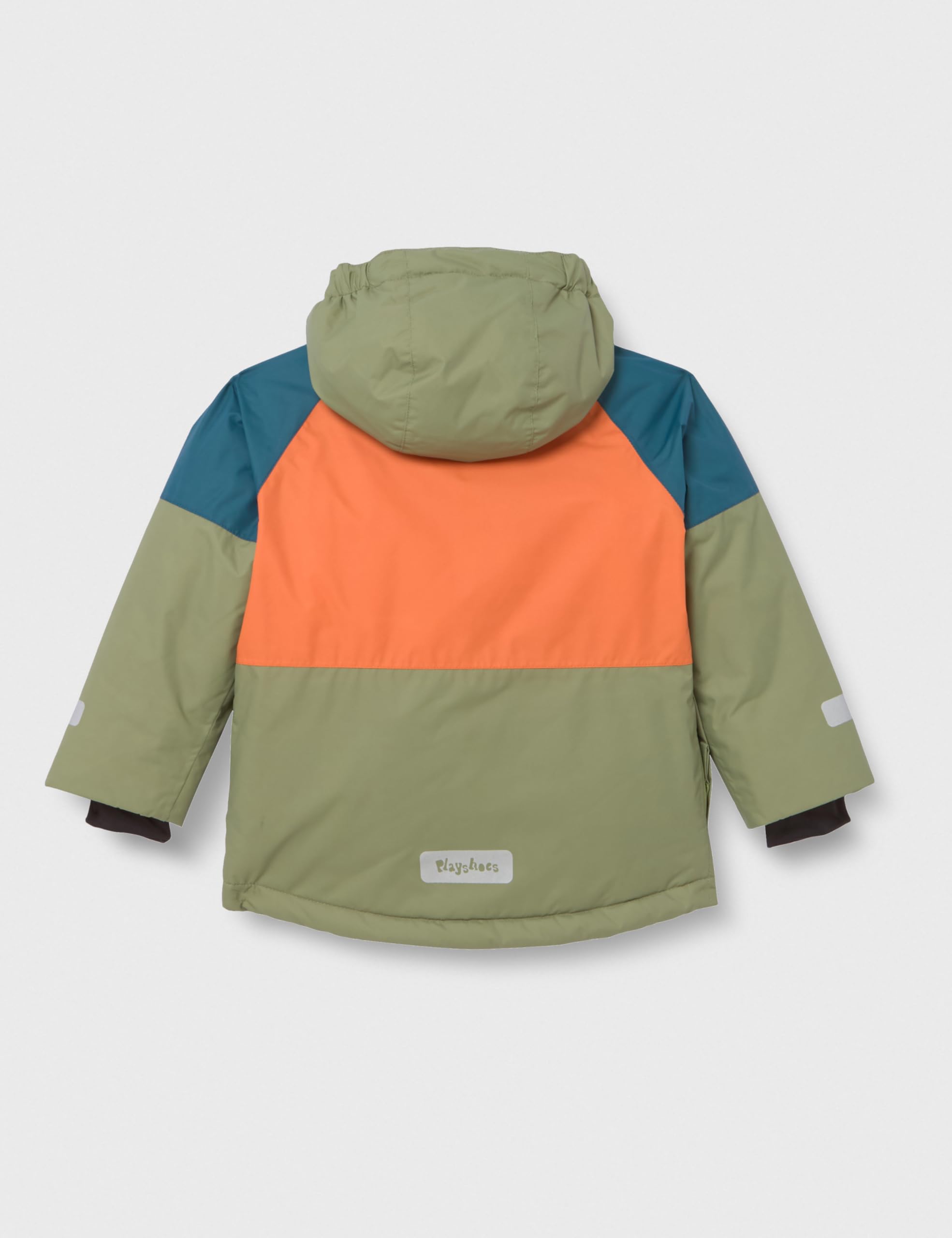 Playshoes Schnee-jacke Color Block Unisex Kinder Schneejacke, Color Block Petrol, 152