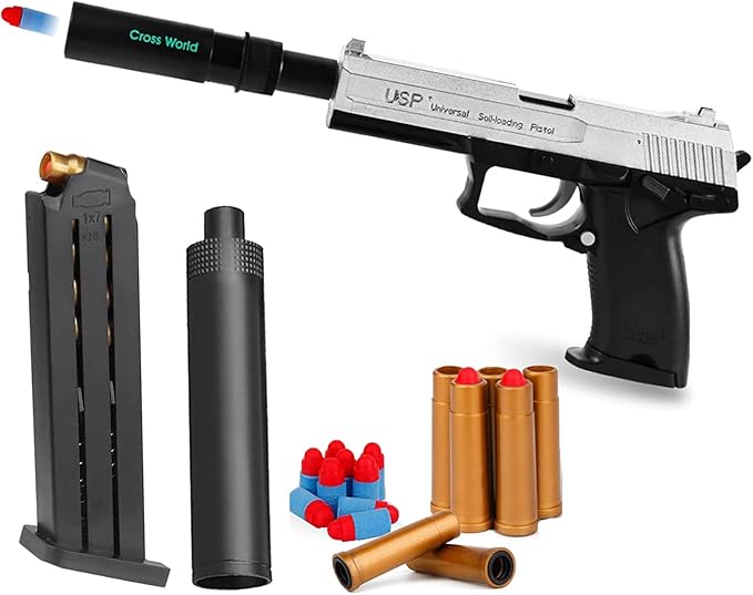 Glock Guns Cool Toys Fake Gun Toy Guns for Boys Toy Guns That Look Real Nerf Gun Pistol Ejecting
