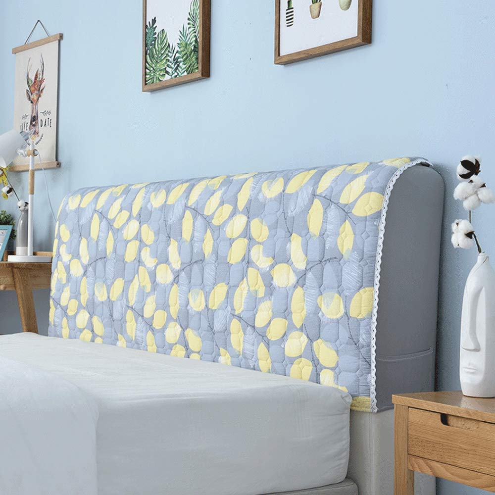 Fodera Elastica Per Testiera Letto In Velluto Cristallo, Avvolgimento 360°, Ispessita E Antiurto, Scegli La Tua Misura (Da 120 Cm A 220 Cm), Colore Marrone, Protegge E Rinnova La Tua Camera - 3