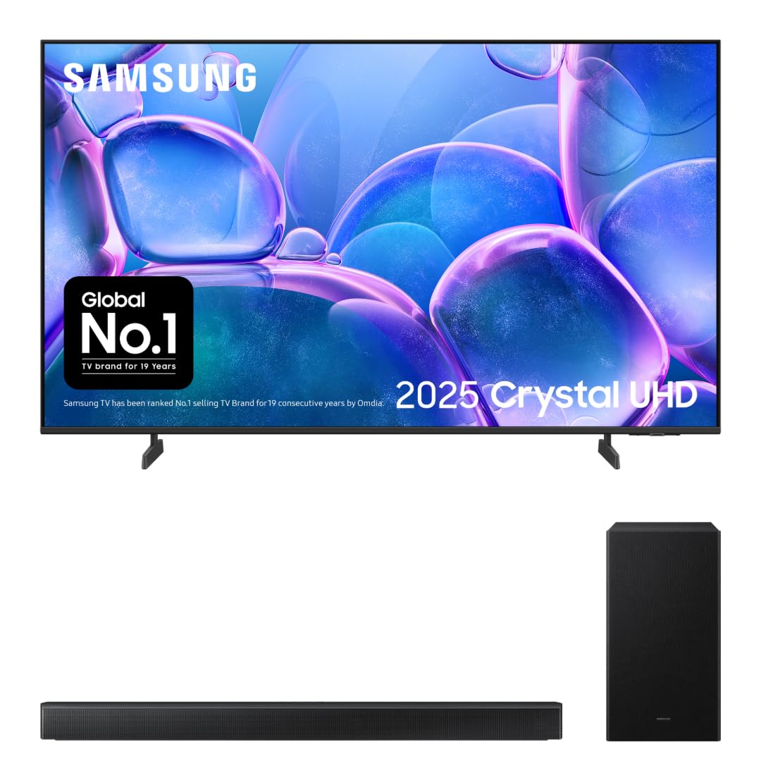 Samsung Crystal UHD 43" U7000F TV with B650F Soundbar — view 3