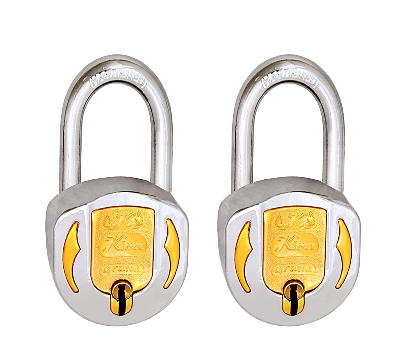 Kiva Lock with Keys Grand Double Locking,Hardened Shackle with Brass Focus/Brass Key Holen 67mm 10 Lever Pack of Two (B0BCZQDH4Z) Amazon Price History, Amazon Price Tracker