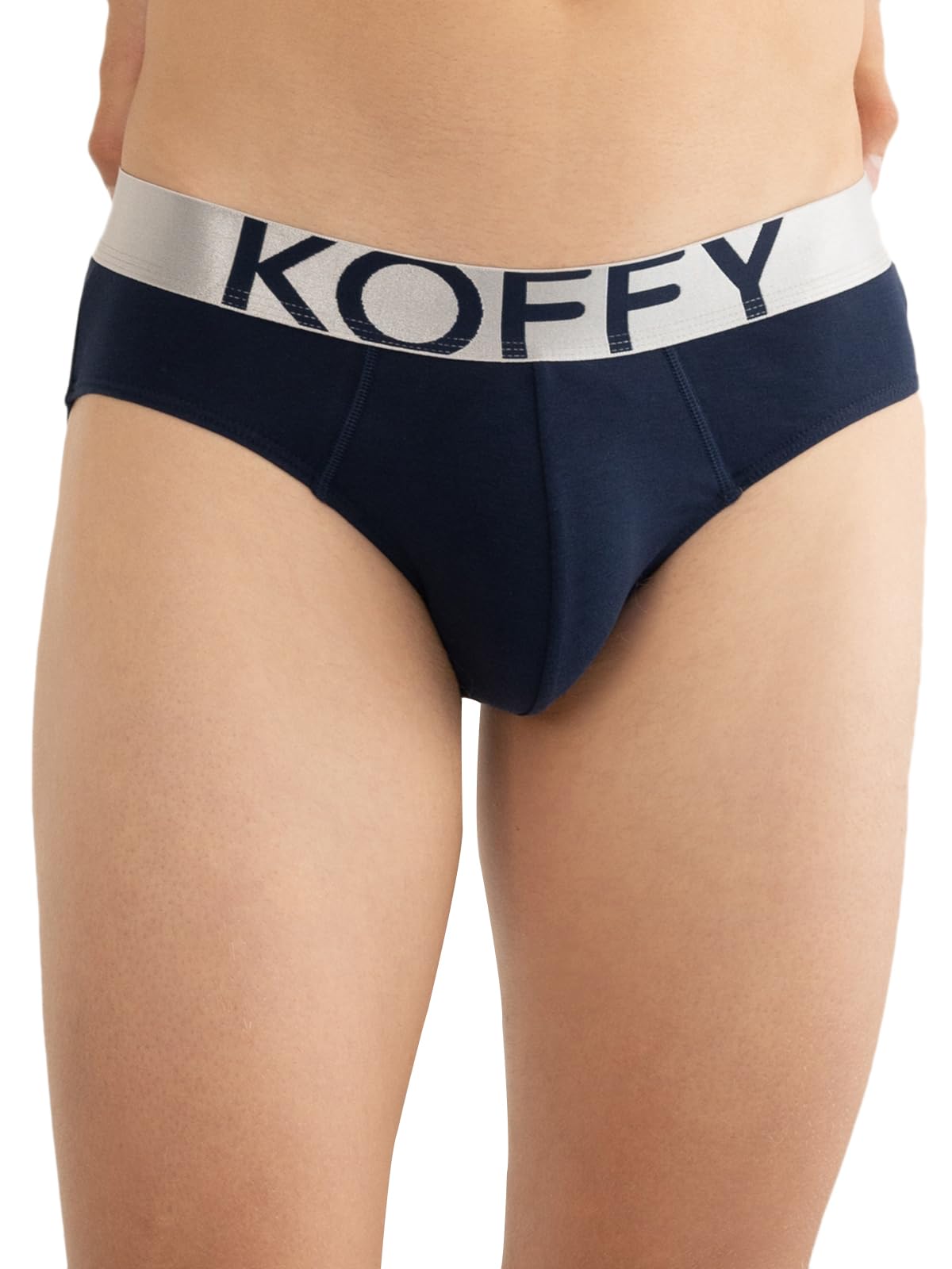 koffy Men’s Flexible Cotton Lycra Brief with Minus Cutting Pouch Design and Moisture-Wicking Features-picture-23