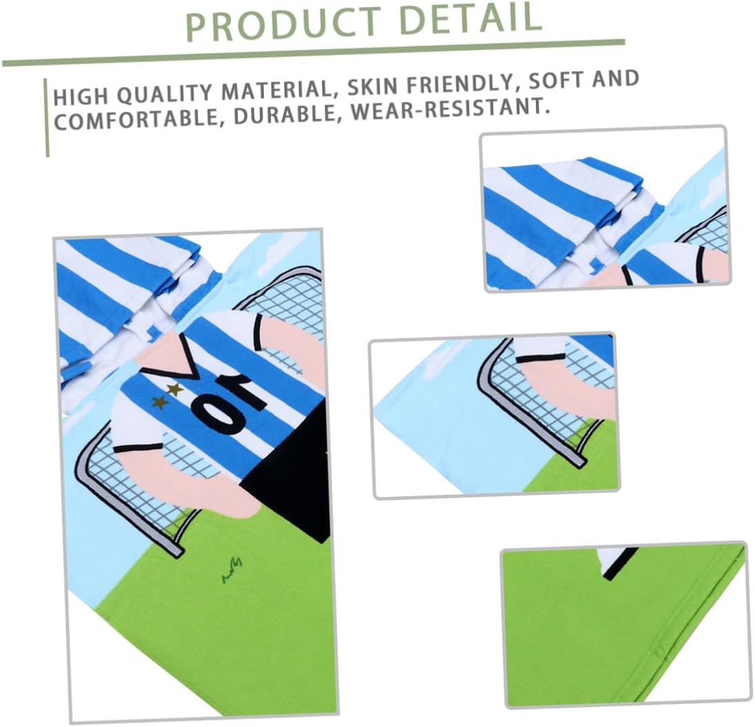 TIDTALEO Bath Towel Cape Hooded Soft Absorbent ’s Beach Towel Cloak for Boys and Water Park Use