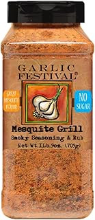 Garlic Festival Foods Mesquite Grill Garlic Seasoning Grande 1b. 9oz.