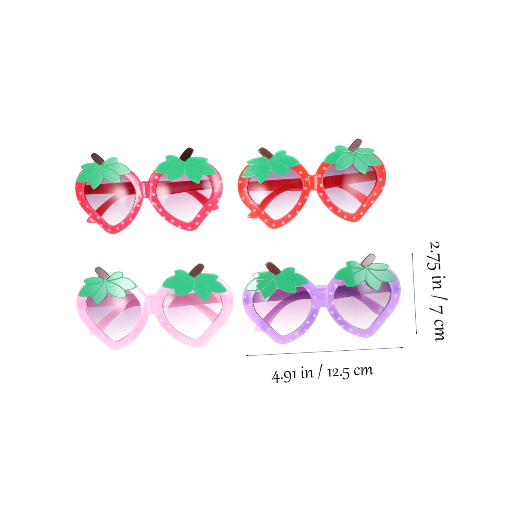 minkissy 8 Pares Gafas de Sol para Niñas con Diseño de y Divertidos para Bebés y Accesorio Único y Seguro para Fiestas y
