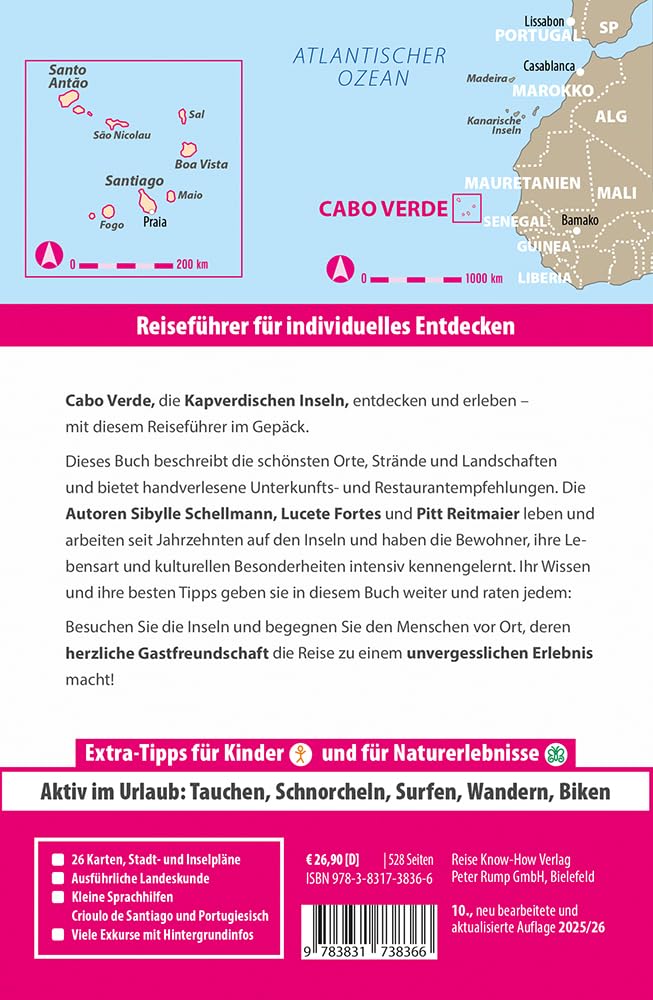Reise Know-How Reiseführer Cabo Verde – Kapverdische Inseln
