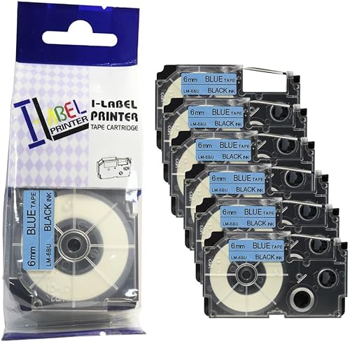 Miniatura 2 de LW cintas compatibles 38" Series label-it cintas, Negro y azul