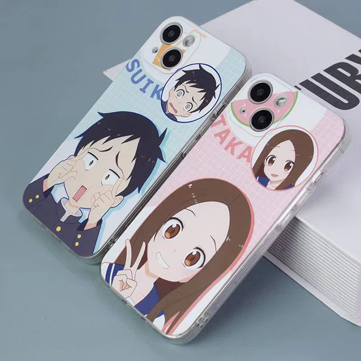 Amazon.co.jp: 高木さん 西片くん スマホケース 携帯カバー 人気アニメ