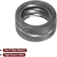 Vista 4 de HARFINGTON 8" Pipe Wrench Nut, Carbon Steel, 14mm ID, 1 PC
