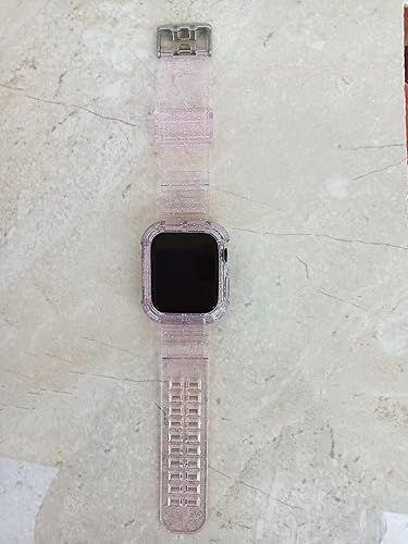 Miniatura 2 de Compatible con correas transparentes de Apple Watch de 1.772 in, 1.732 in, 1.811 in, 1.654 in, 1.614 in, 1.575 in, 1.496 in, 1.929 in, correa