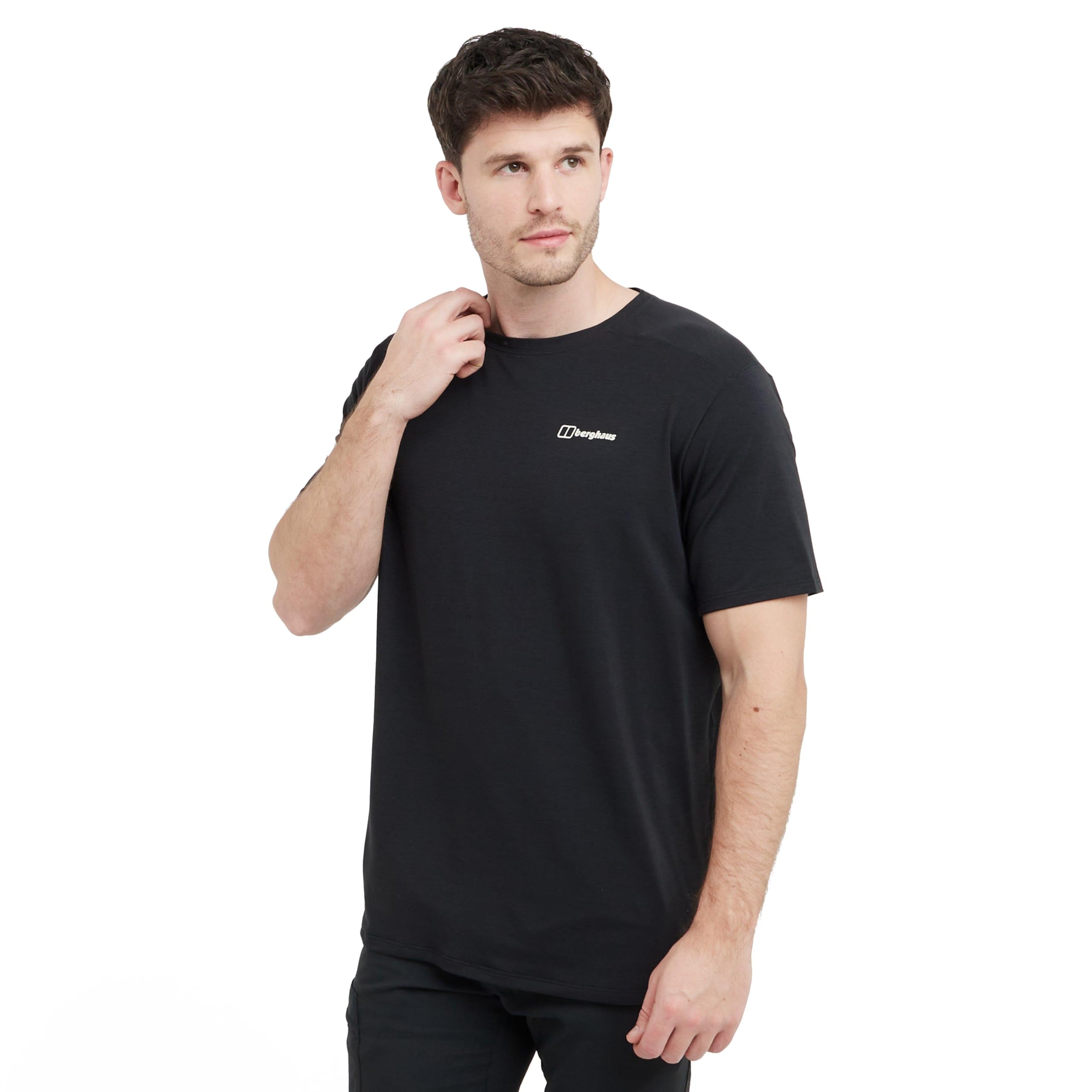 Berghaus Maglietta tecnica Delta da uomo, leggera, traspirante e ad asciugatura rapida, ideale per escursionismo, corsa, sport e palestra