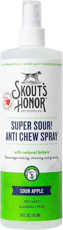 Spray Repelente Antimordidas para Cães e Filhotes SKOUT'S HONOR Super Sour!, 473 mL