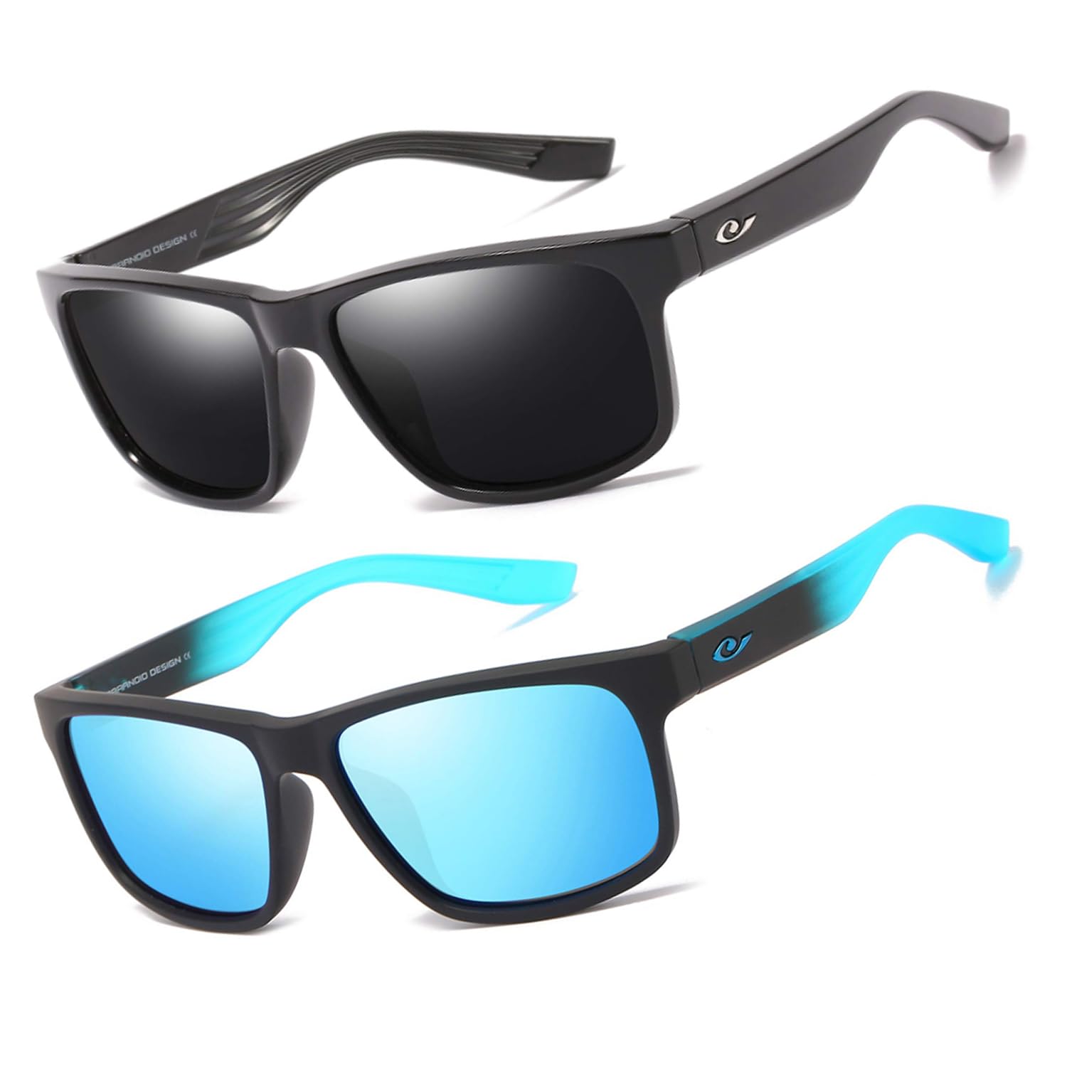 Tramean Polarized Sunglasses for Men Women UV400 Protection Trendy Sports Fishing Running Driving Sun Glasses