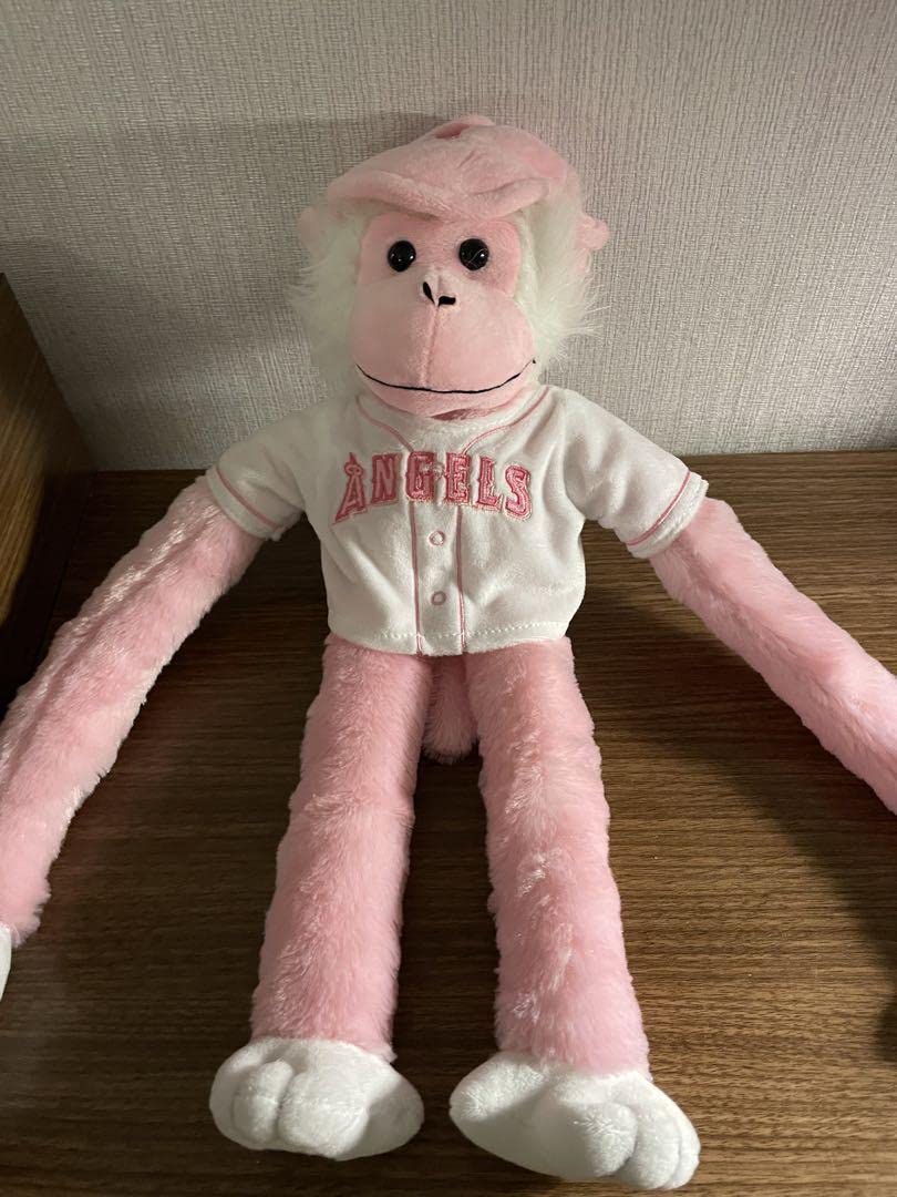 ANGELS／ラリーモンキー Los Angeles Angels Pink Rally Monkey Plush MLB official Rare