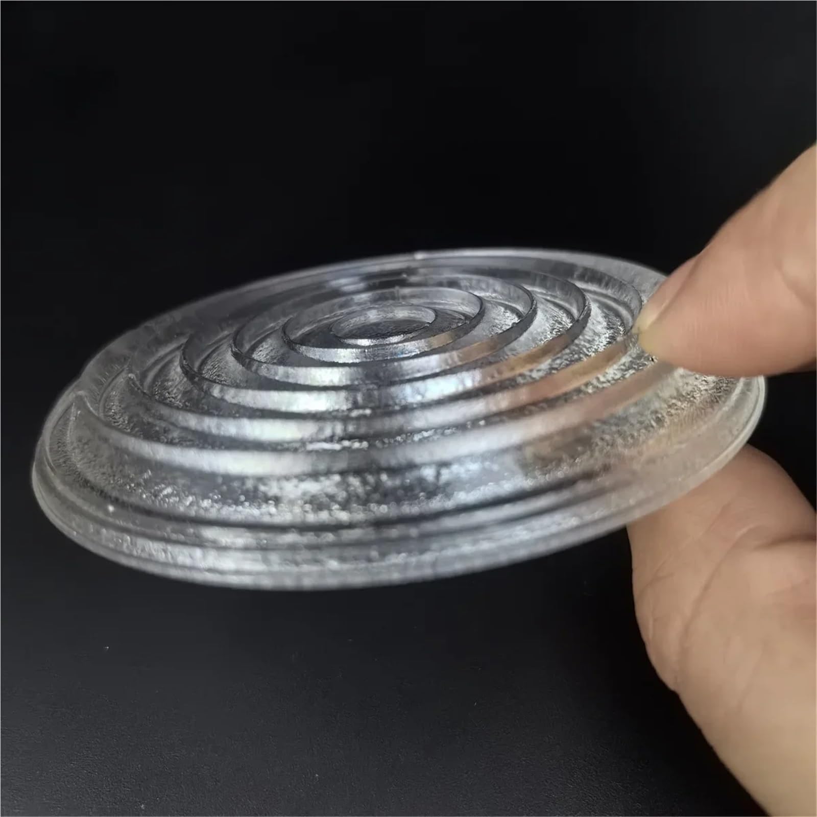 Lentille de Fresnel en Verre borosilicaté de 80 mm de diamètre, 1 pièce, for projecteur, Lampe de scène, Film, télévision, Filament de tungstène