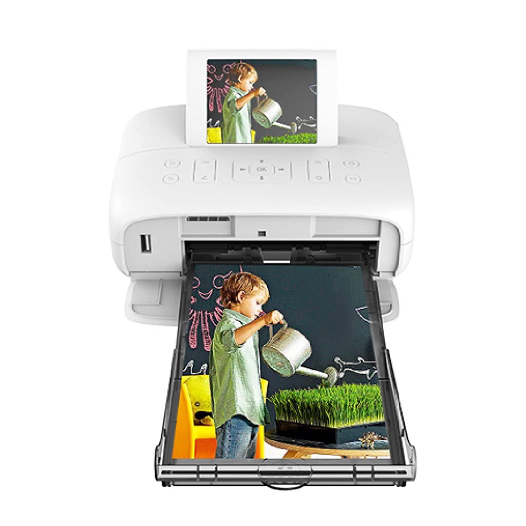 HPRT CP4000 Portable Full Color Photo Printer Mini Househeld Thermal Sublimation Printer 4x6 Inch 300dpi AR Printing WiFi Connection Automatic Lamination Compatible with Windows Android iOS