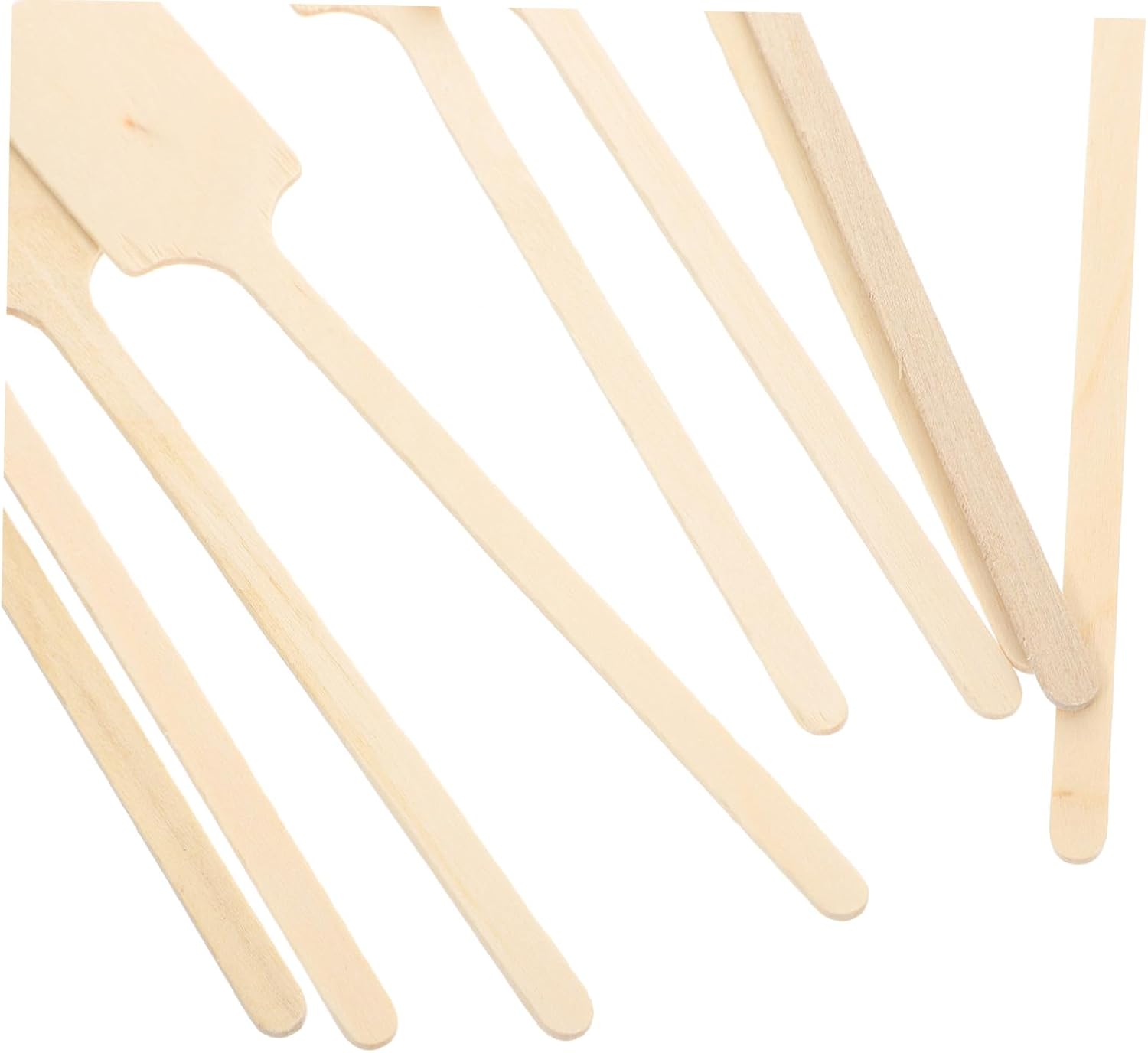 MAGICLULU 100pcs Disposable Stirring Rod Wooden Coffee Stick for Bar Multi-functional Stir Sticks