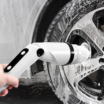 IEZFIX Elektrikli Spin Scrubber X03 Turbo Fırça Kafası Değiştirme, Çok Amaçlı Temizleme Fırçası Seti A