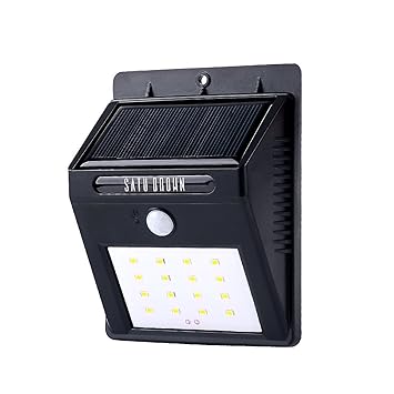 BESTOW 16 LED Bright Outdoor Security Lights with Motion Sensor Solar Powered Wireless Waterproof Night Spotlight